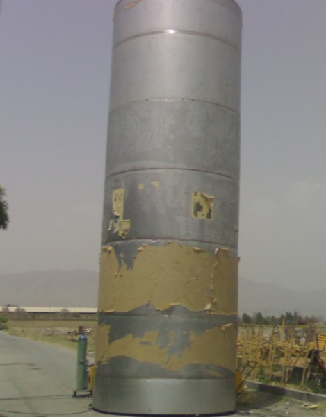 مخزن استیل تک جداره