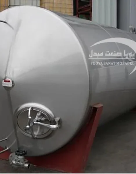 مخزن استیل تک جداره ۱۵۰۰۰ لیتری