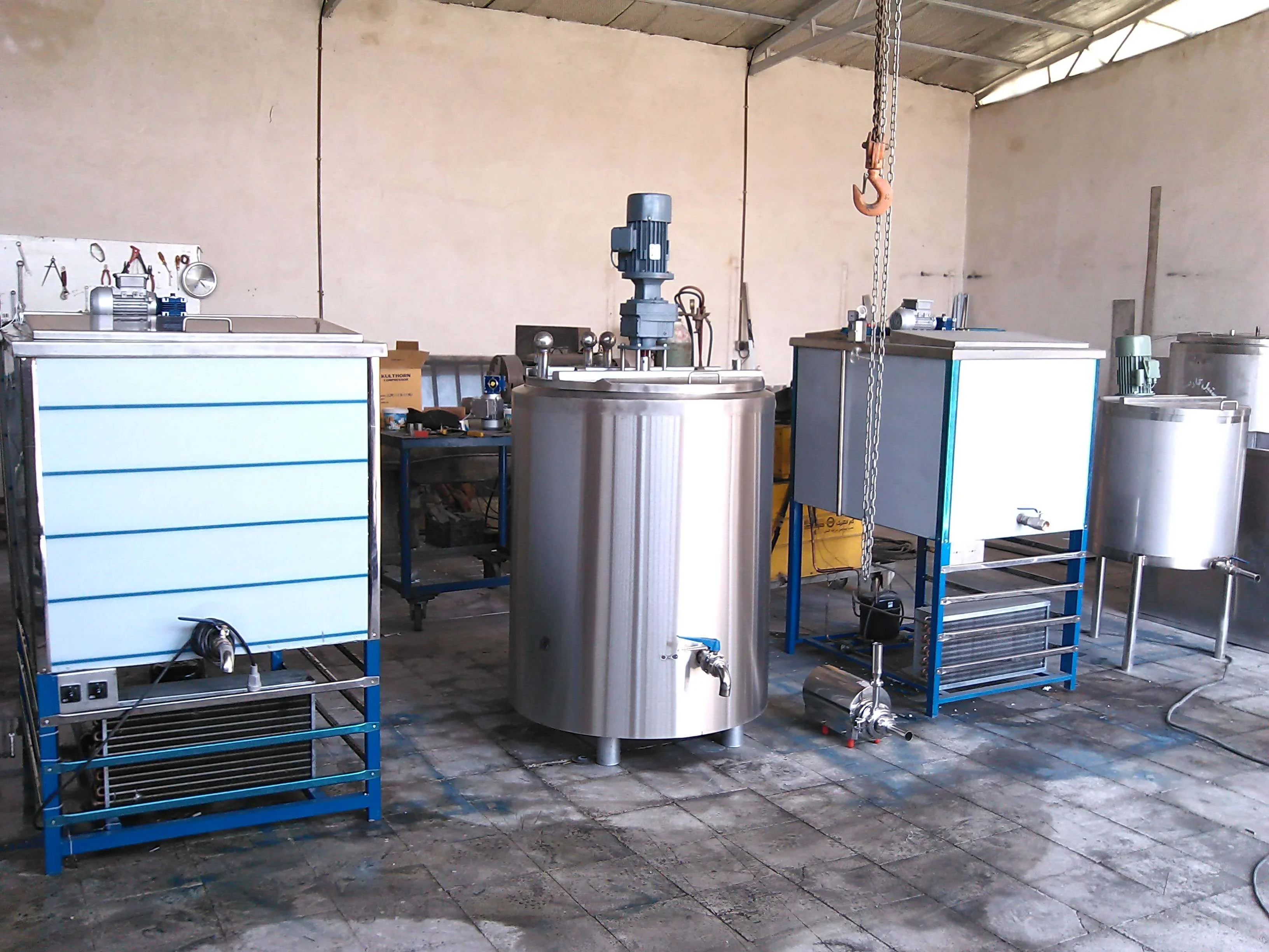 تجهیزات ماست بندی نیمه صنعتی