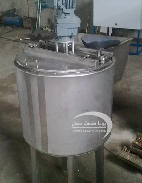 مخزن دوجداره استیل 500 لیتری