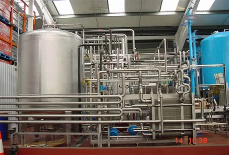 اجزای پاستوریزاتور شیر